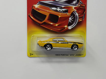 Hot Wheels Exclusive Series 1969 Pontiac GTO Judge 1:64 Diecast Yellow