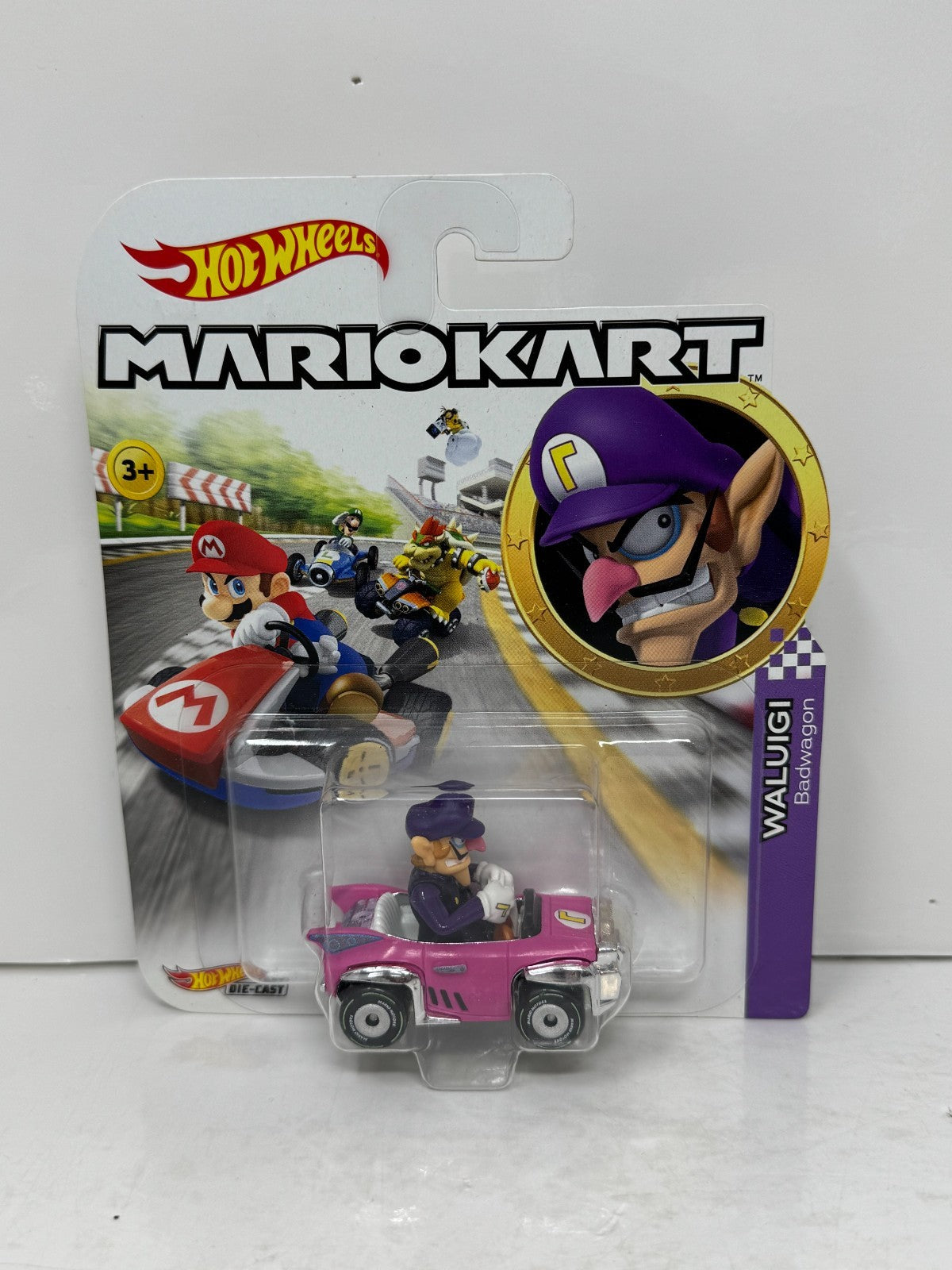 Hot Wheels Mario Kart Waluigi Bandwagon 1:64 Diecast