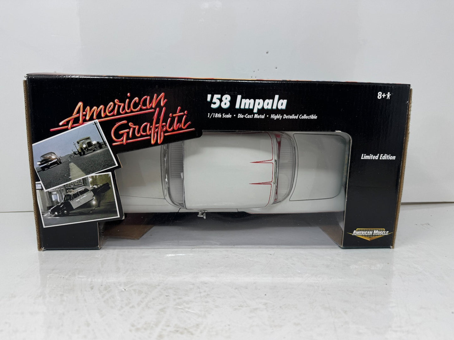 Ertl American Muscle 1958 Chevrolet Impala American Graffiti 1:18 Diecast