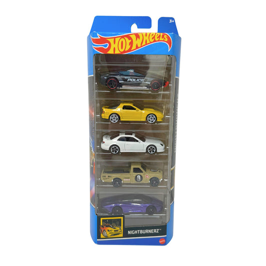 Hot Wheels Nightburnerz 5-Pack Gift Set 1:64 Diecast