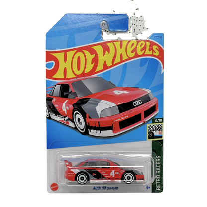 Hot Wheels Retro Racers Audi 90 Quattro 1:64 Diecast Red