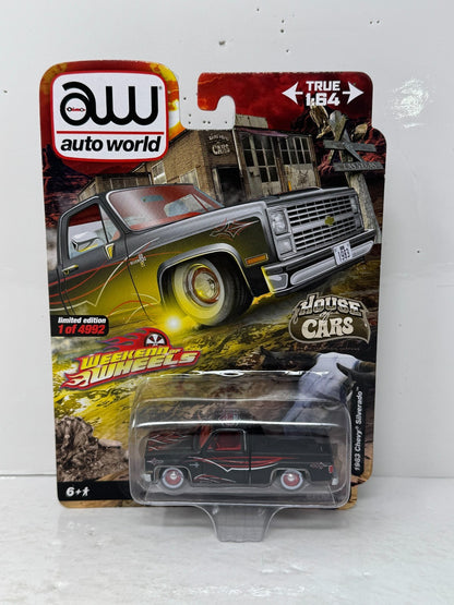 Auto World House of Cars 1983 Chevrolet Silverado Weekend of Wheels 1:64 Diecast
