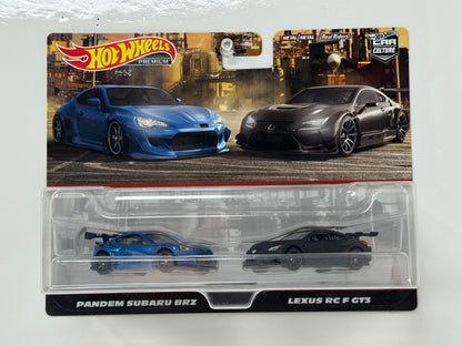 Hot Wheels Premium Car Culture Pandem Subaru BRZ & Lexus GT3 2-Pack 1:64 Diecast