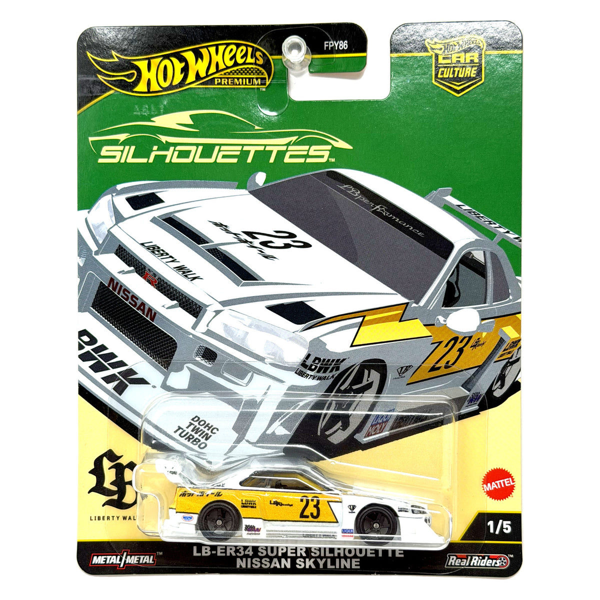 Hot Wheels Premium Silhouettes Super Silhouette Nissan Skyline 1:64 Diecast