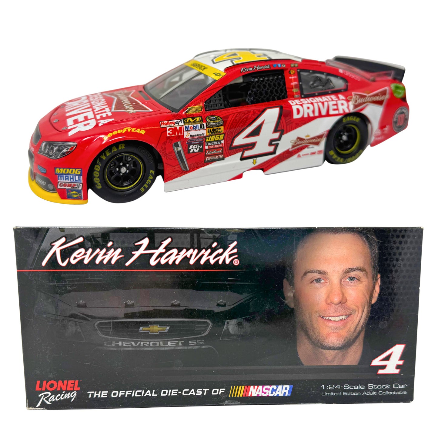 Lionel NASCAR Kevin Harvick #4 Budweiser Designate A Driver 2014 SS 1:24 Diecast
