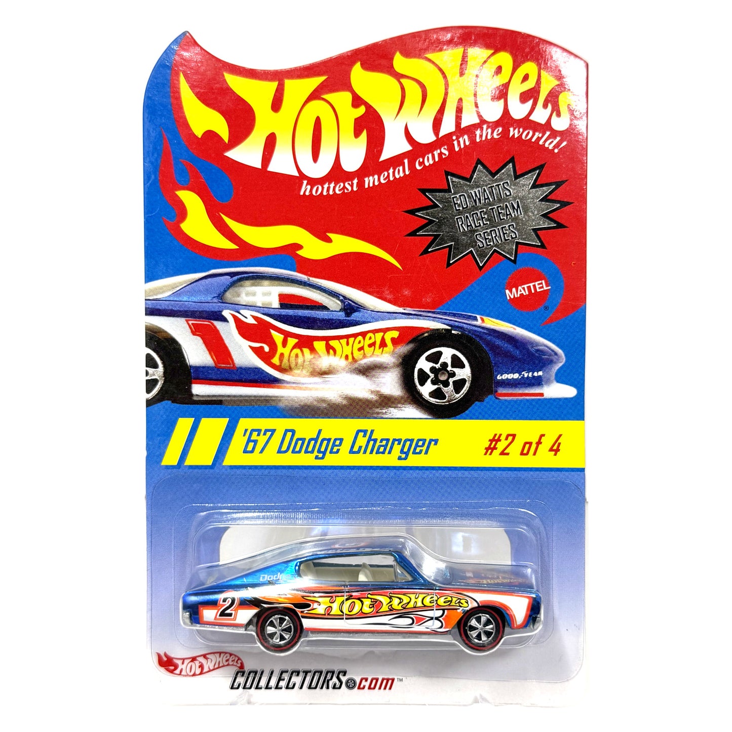 Hot Wheels Ed Watts Race Team 1967 Dodge Charger 1:64 Diecast 1136/2500