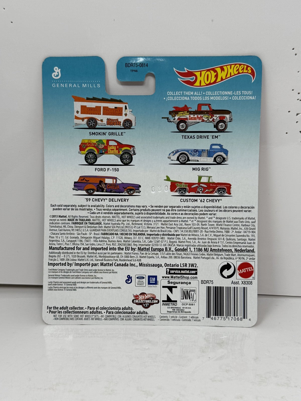 Hot Wheels General Mills Lucky Charms Ford F-150 1:64 Real Riders