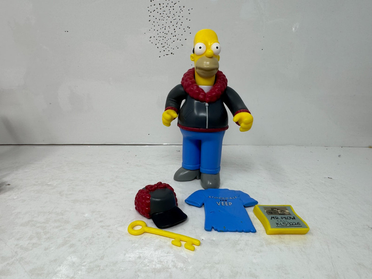 Simpsons World of Springfield Mr. Plow & Plow King Playmates Figures