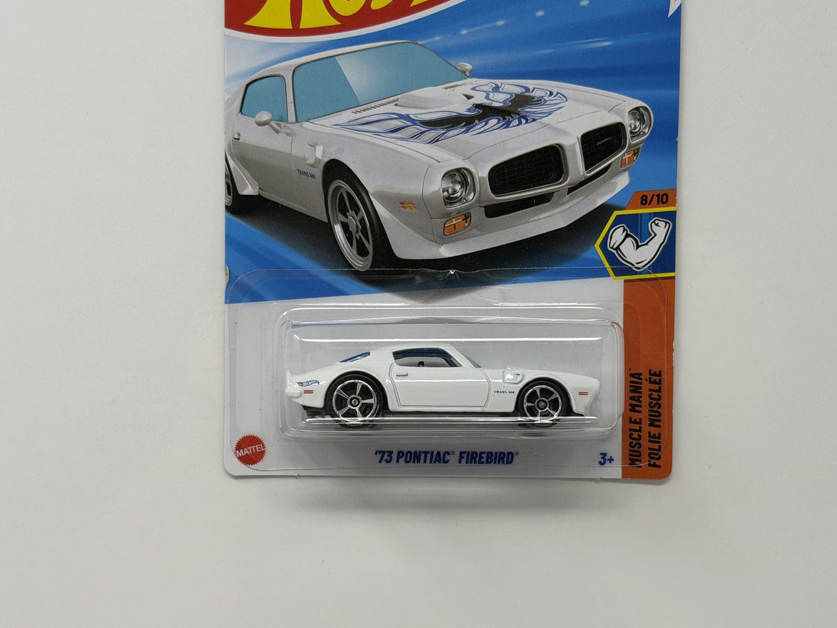 Hot Wheels Muscle Mania 1973 Pontiac Firebird 1:64 Diecast White