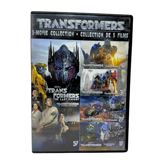 Transformers - 5-Movie Collection (DVD) Sci-Fi Good Condition!!!