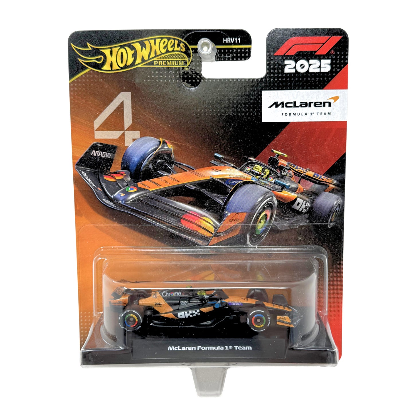 Hot Wheels Premium F1 McLaren Formula One Team #4 1:64 Diecast