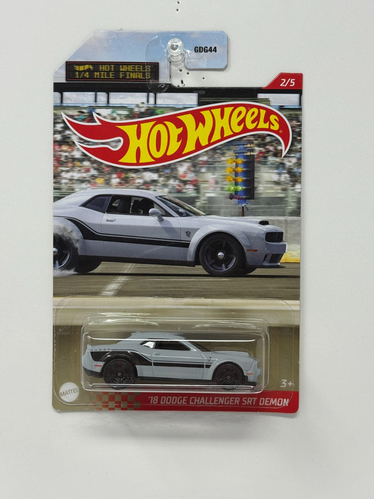 Hot Wheels 1/4 Mile Finals 2018 Dodge Challenger SRT Demon 1:64 Diecast