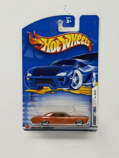 Hot Wheels 2002 First Editions 1964 Buick Riviera 1:64 Diecast Orange