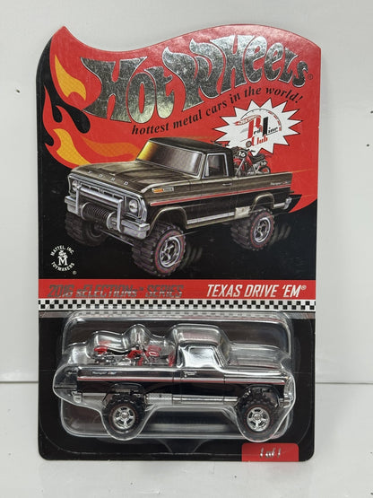 Hot Wheels RLC Red Line Club 2016 Selections Texas Drive 'Em 1:64 Diecast