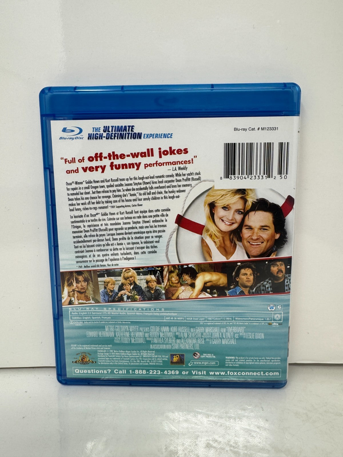 Overboard (Blu-ray) Goldie Hawn Romance Comedy