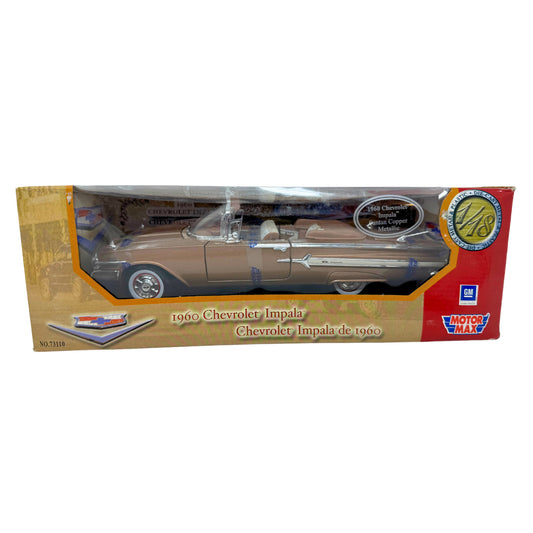 Motormax 1960 Chevrolet Impala Suntan Copper Metallic 1:18 Diecast