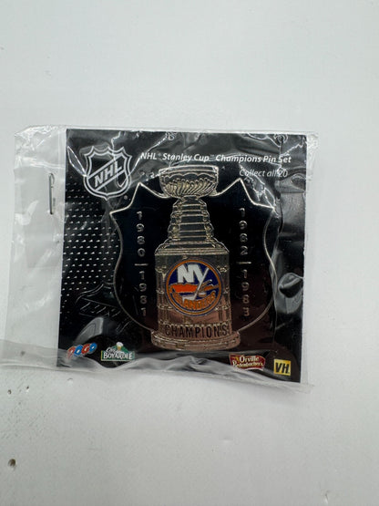 New York Islanders Vintage NHL Stanley Cup Champions Pin 1980-1983