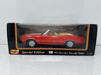 Maisto 1971 Chevrolet Chevelle SS454 Special Edition 1:18 Diecast