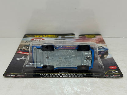 Hot Wheels Premium Ronin Run II Mad Mike Mazda RX-3 Wagon Remorque 1:64 Diecast
