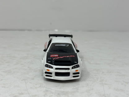 Jada Option D Nissan Skyline GT-R R34 White 1:64 Diecast Wave 10 2007