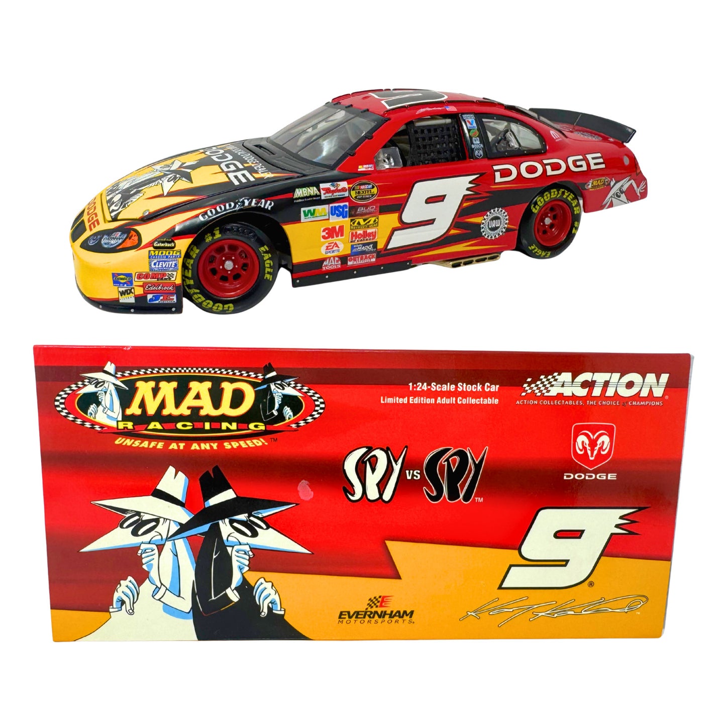 Action NASCAR Kasey Kahne #9 Mad Magazine 2004 Dodge Intrepid 1:24 Diecast
