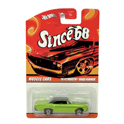 Hot Wheels Since ’68 Muscle Cars 1970 Plymouth Road Runner 1:64 Diecast