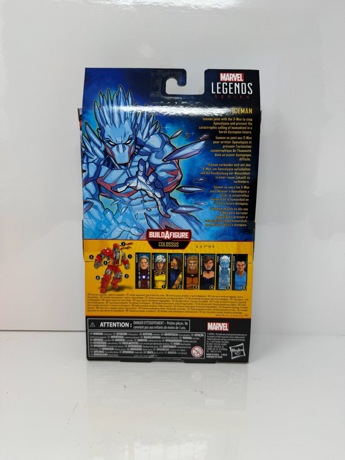 Marvel Legends X-Men Iceman Action Figure NO BAF PIECE