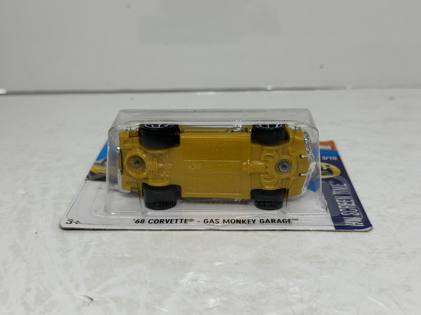 Hot Wheels Nightburnerz 1968 Corvette Gas Monkey Garage 1:64 Diecast BASE ERROR