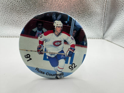 Russ Courtnall Montreal Canadiens NHL Pin-back Button UDT1