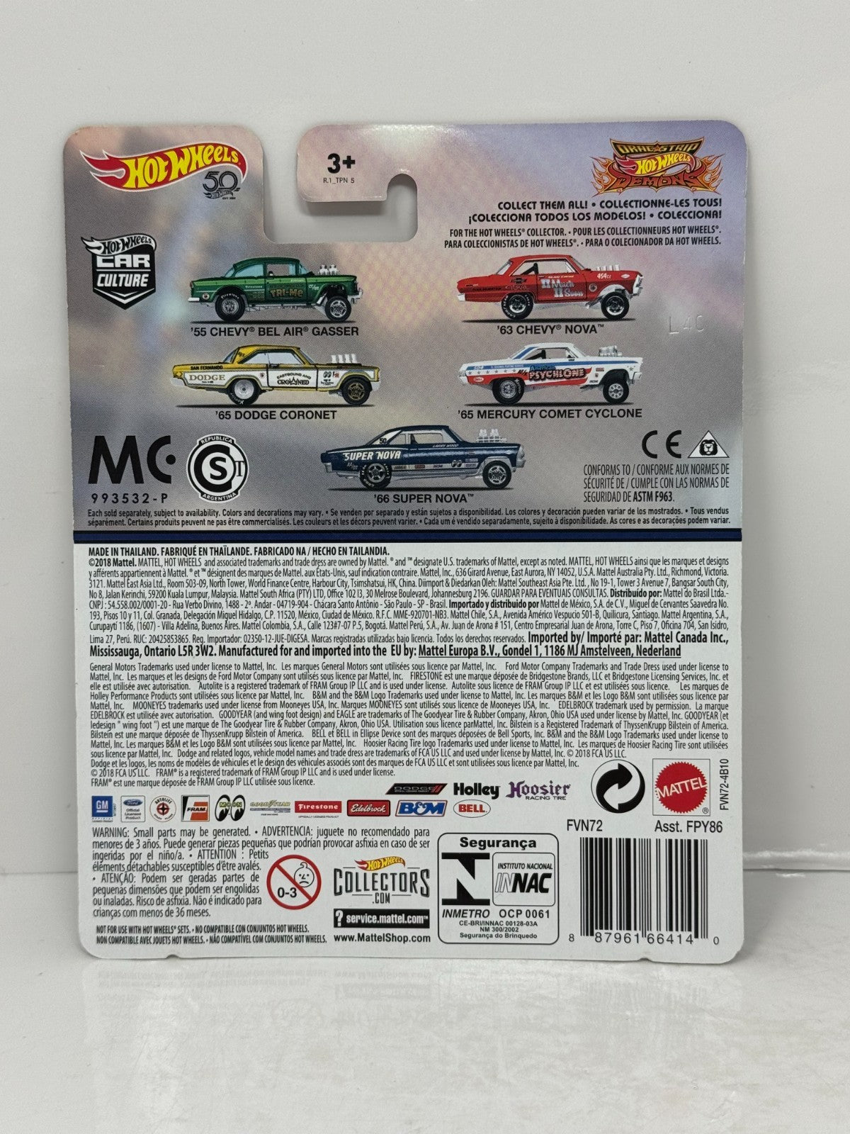 Hot Wheels Premium Drag Strip Demons 1965 Dodge Coronet 1:64 Diecast
