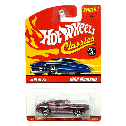 Hot Wheels Classics Series 1 1968 Ford Mustang 1:64 Diecast Purple
