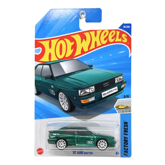 Hot Wheels Super Treasure Hunt 1987 Audi Quattro Factory Fresh 1:64 Diecast