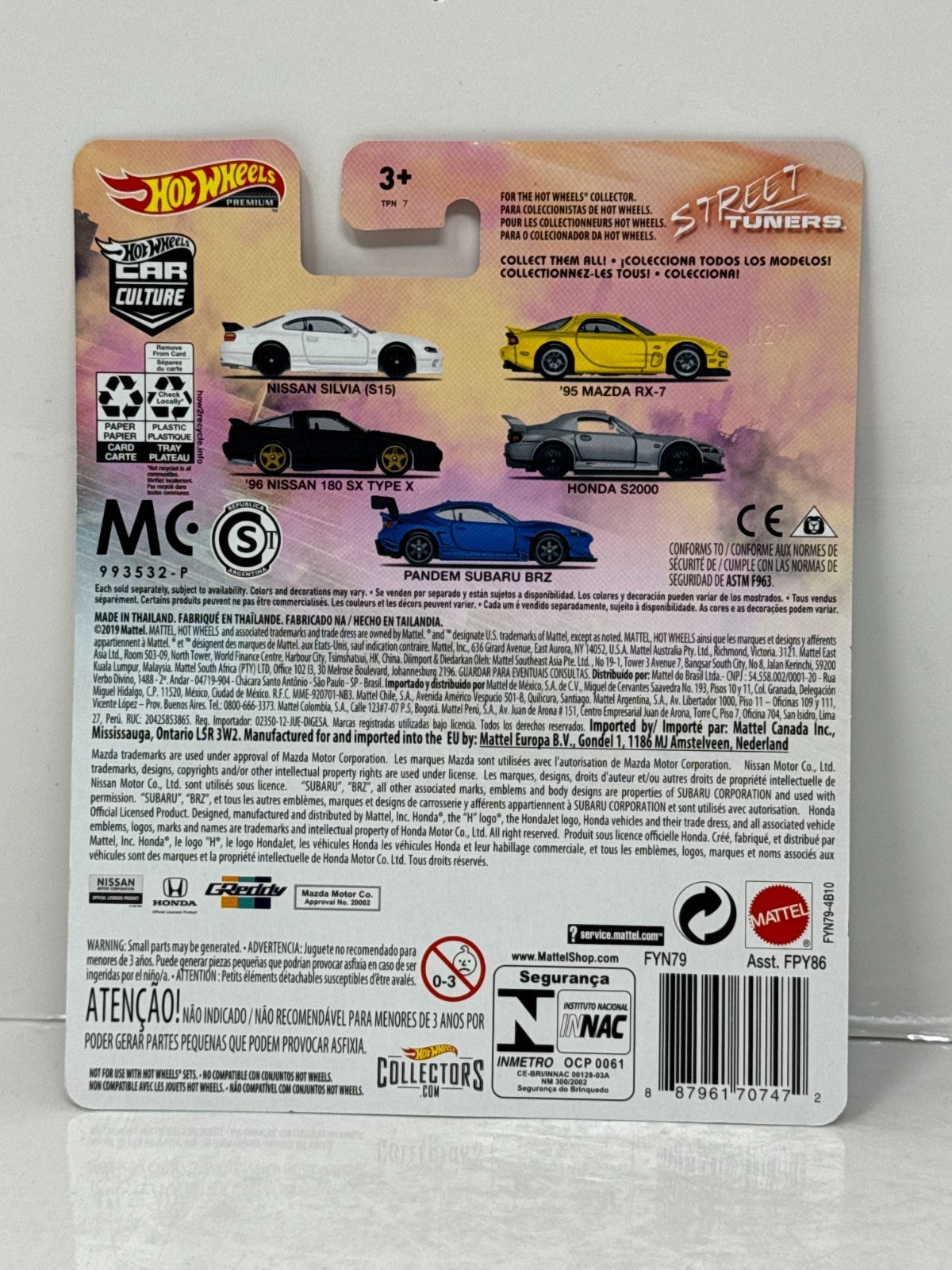 Hot Wheels Premium Street Tuners Nissan Silvia S15 1:64 Diecast