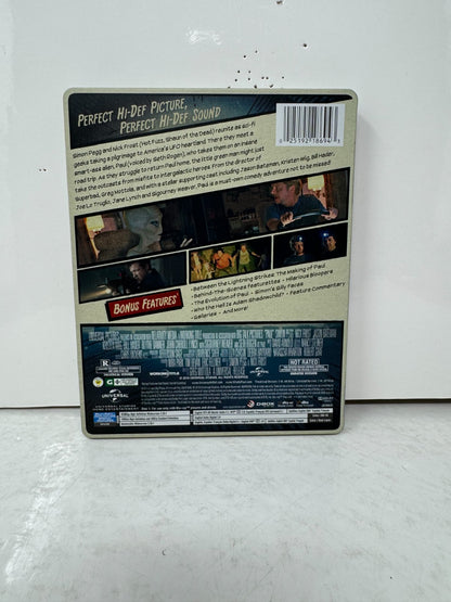 Paul (Blu-ray) Steelbook Simon Pegg Comedy Good Condition!!!