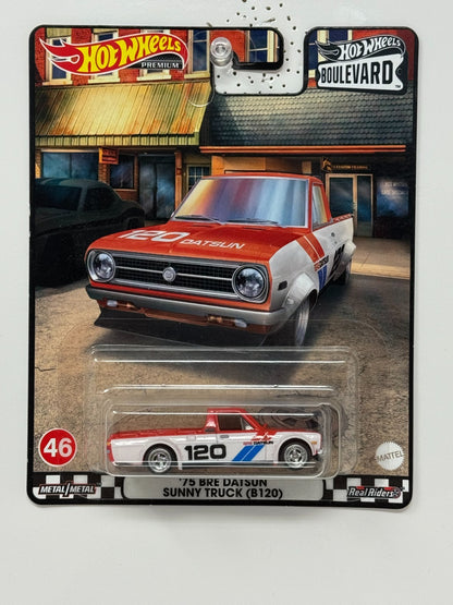 Hot Wheels Premium Boulevard #46 1975 Bre Datsun Sunny Truck (B120) 1:64 Diecast