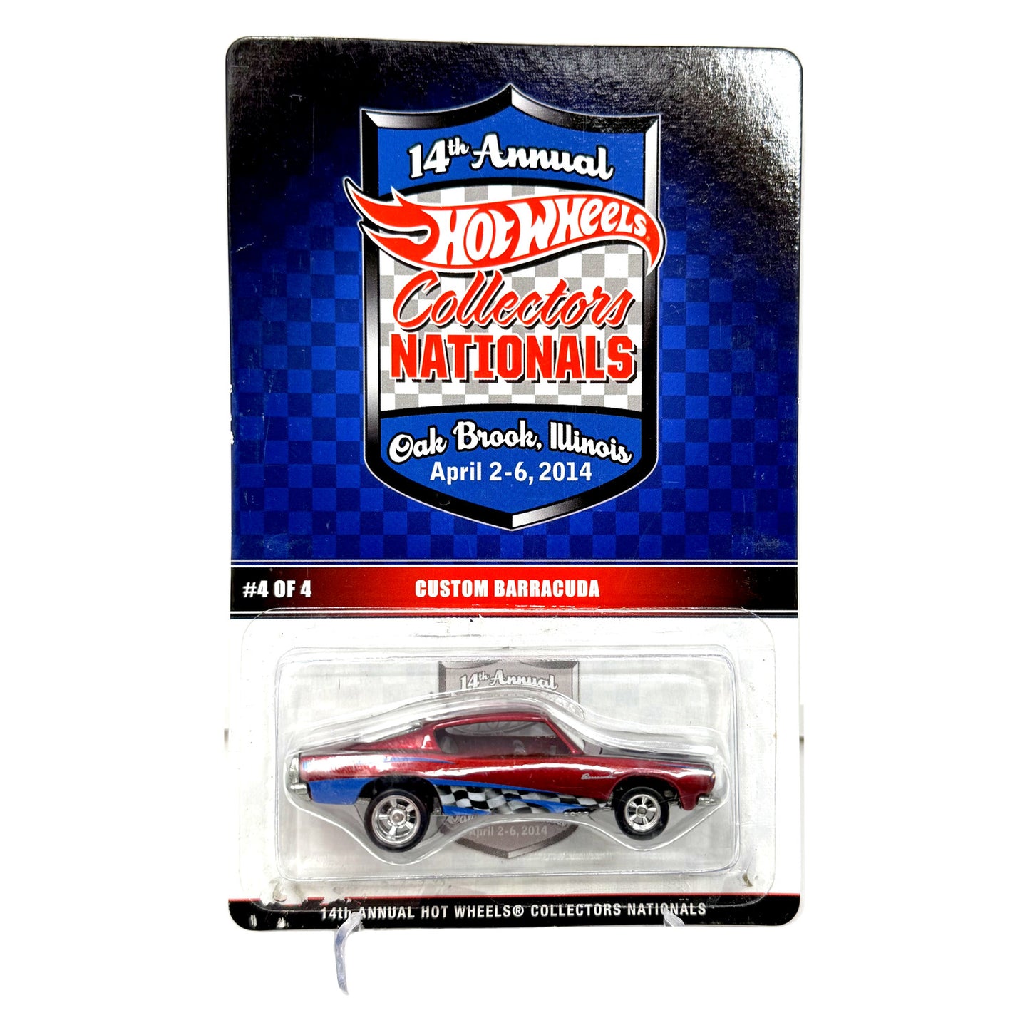 Hot Wheels 2014 14th Collectors Nationals Custom Barracuda 1:64 Diecast 311/1200