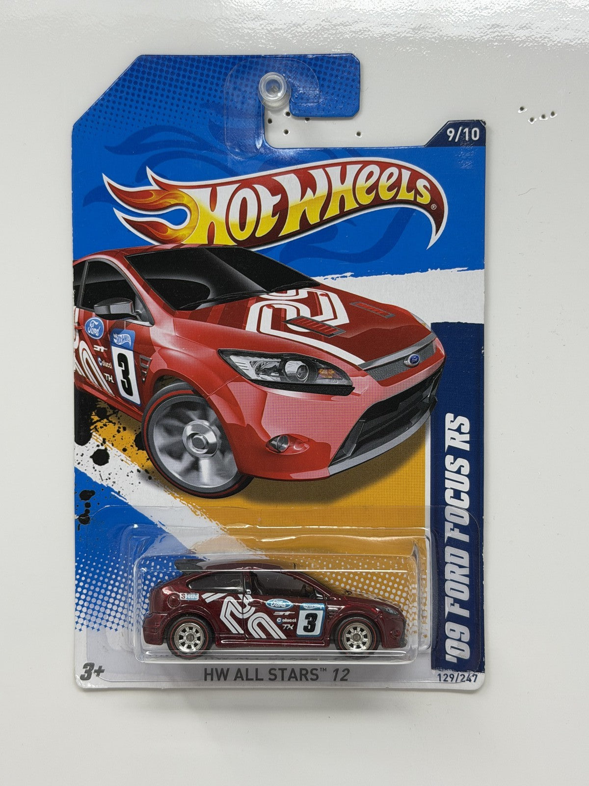 Hot Wheels Super Treasure Hunt 2009 Ford Focus RS HW All Stars 1:64 Diecast STH