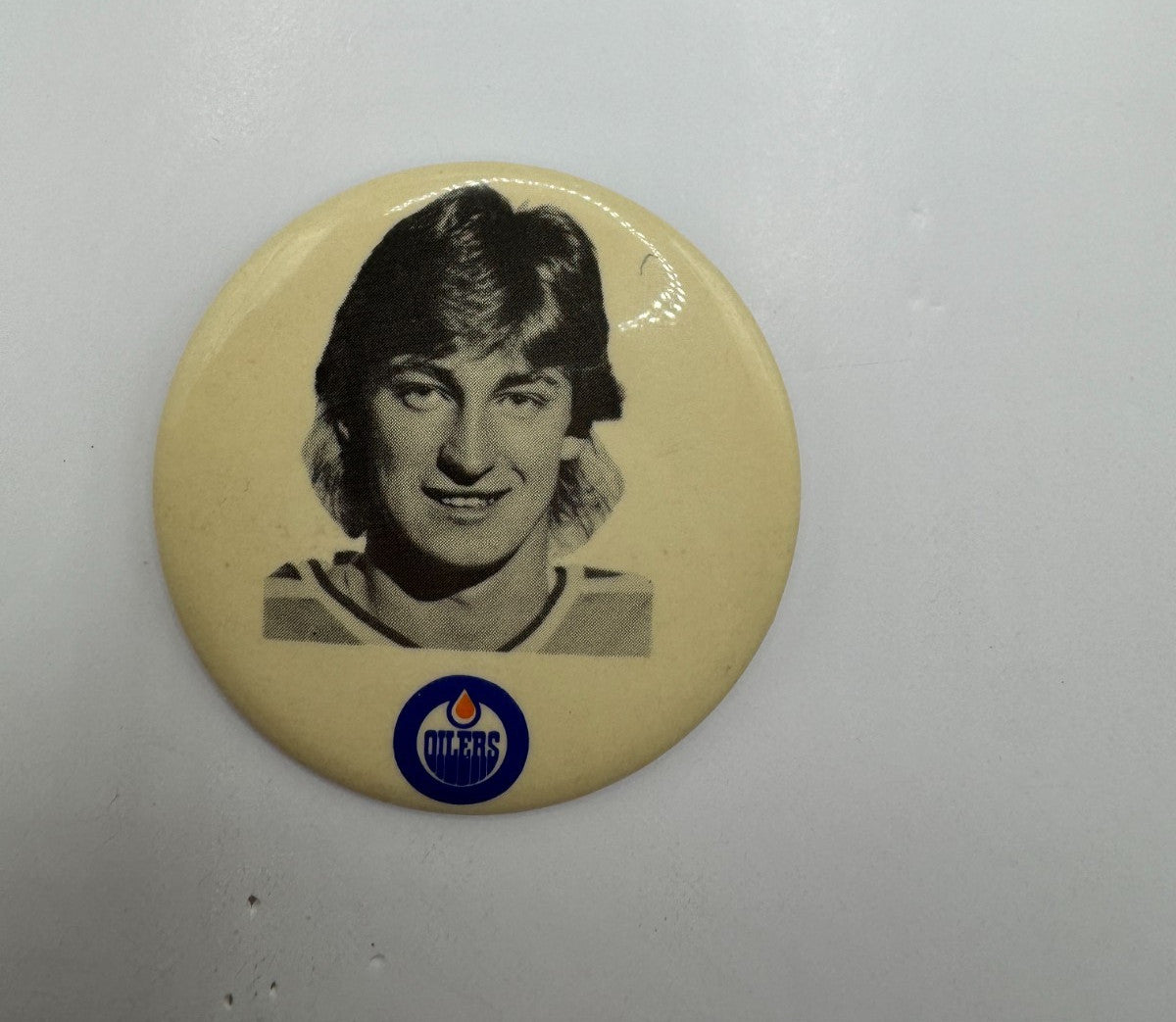 Wayne Gretzky Edmonton Oilers NHL Hockey Button Pin