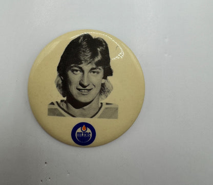 Wayne Gretzky Edmonton Oilers NHL Hockey Button Pin