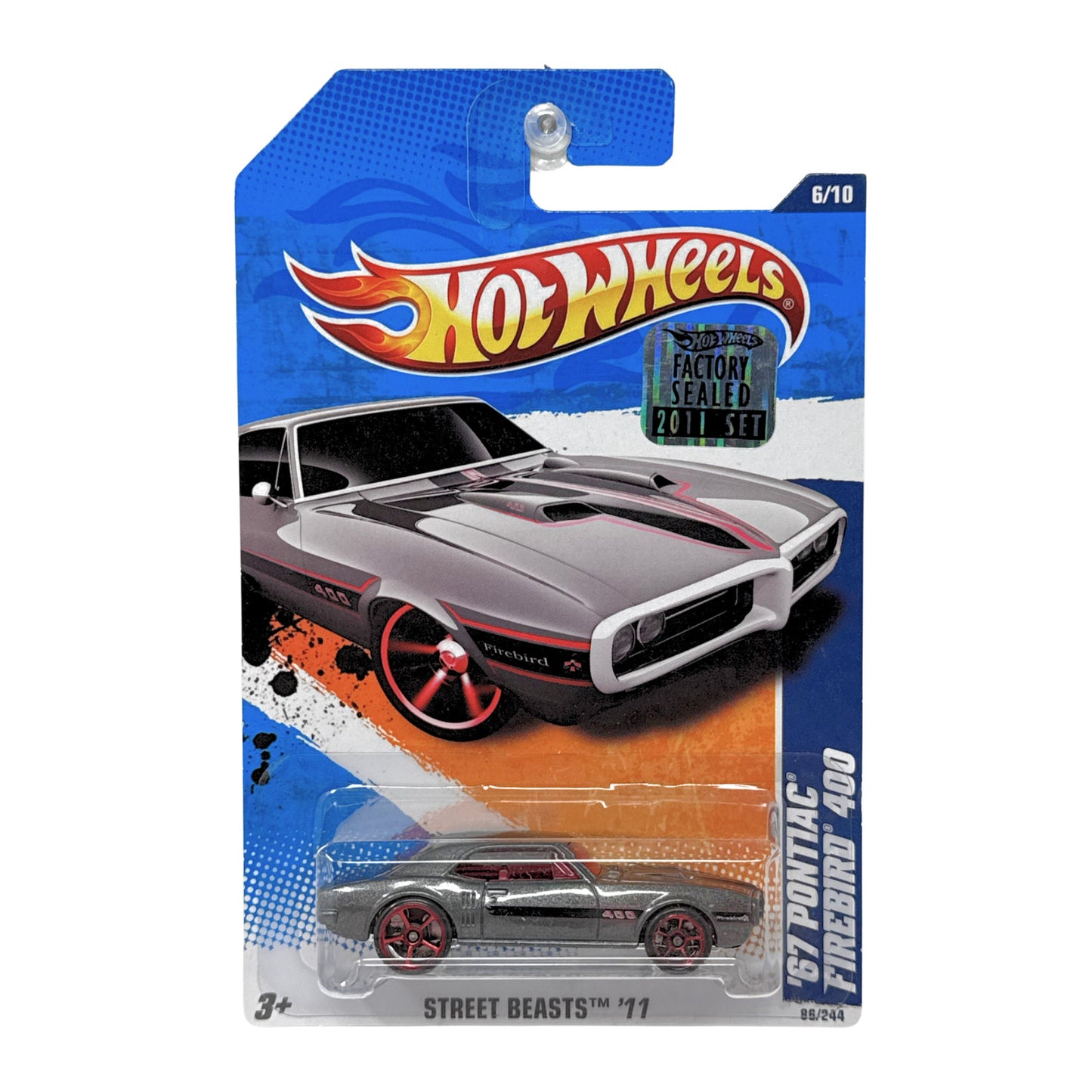 Hot Wheels Street Beasts 1967 Pontiac Firebird 400 1:64 Diecast Factory Sealed