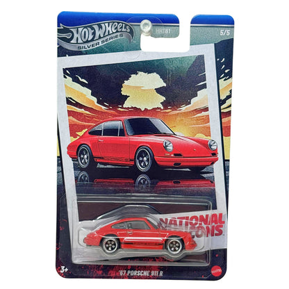 Hot Wheels Silver Series National Icons 1967 Porsche 911 R 1:64 Diecast