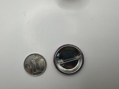DC The Joker Just Crazy Pin-back Button UDT1