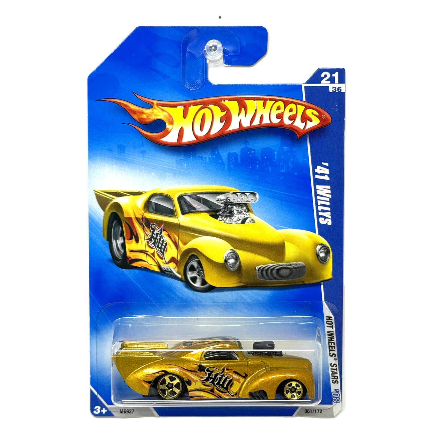 Hot Wheels Stars 1941 Willys 1:64 Diecast Gold