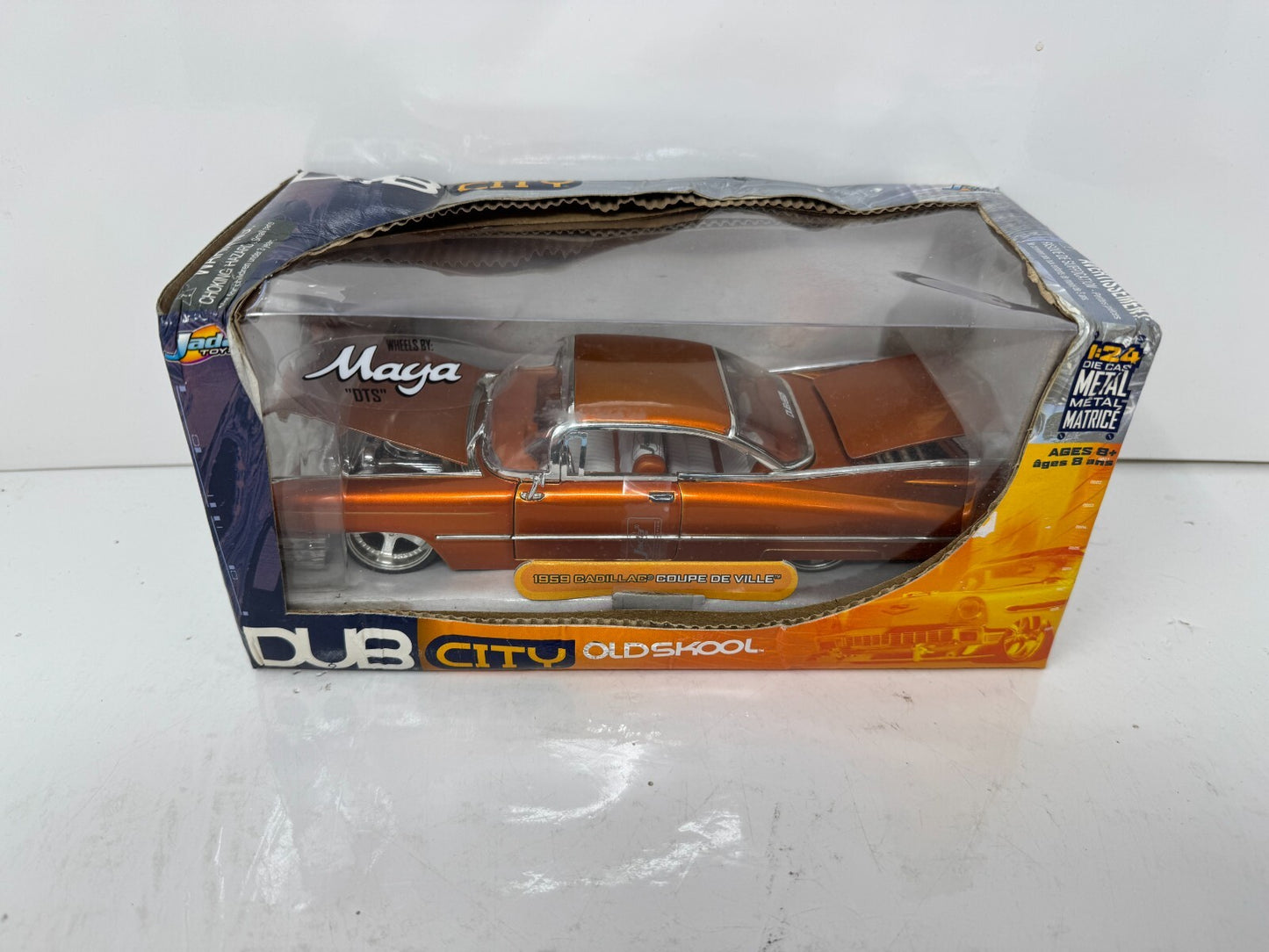 Jada Dub City Old Skool 1959 Cadillac Coupe de Ville 1:24 Diecast Maya Wheels
