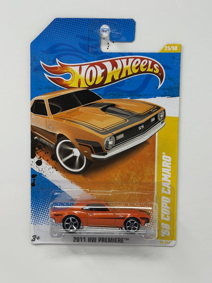Hot Wheels HW Premiere 1968 COPO Camaro 1:64 Diecast Orange