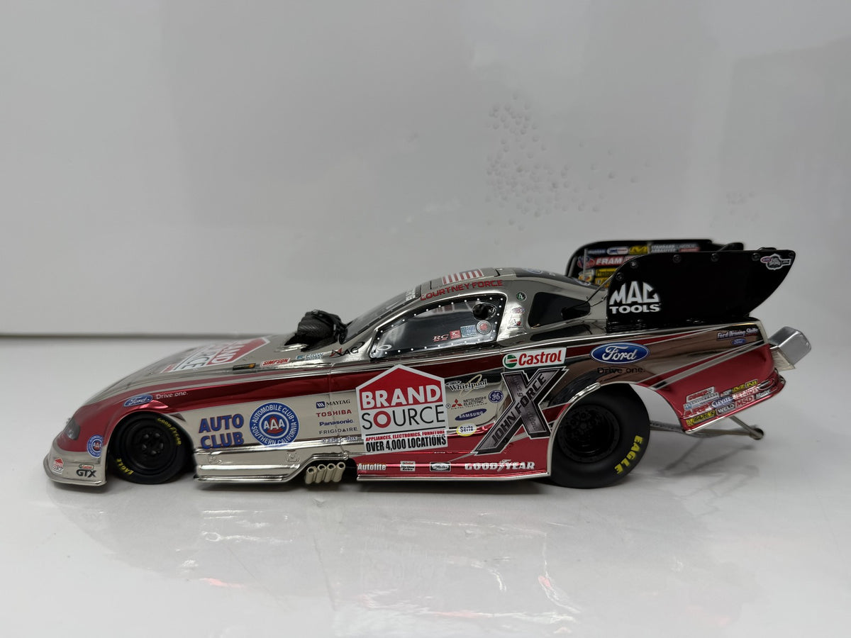 Action NHRA Courtney Force BrandSource 2011 Mustang Color Chrome 1:24 Diecast