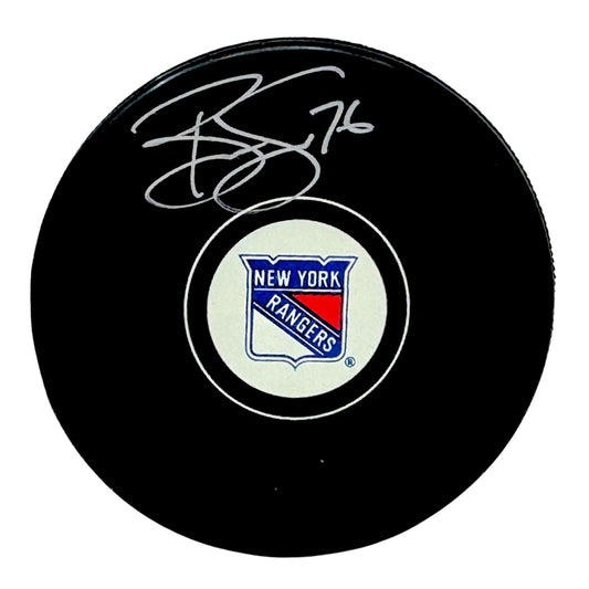 Brady Skjei New York Rangers Fanatics Signed NHL Autograph Puck COA