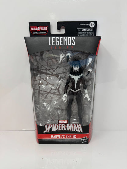 Marvel Legends Spider-Man Marvel's Shriek Action Figure NO BAF PIECE