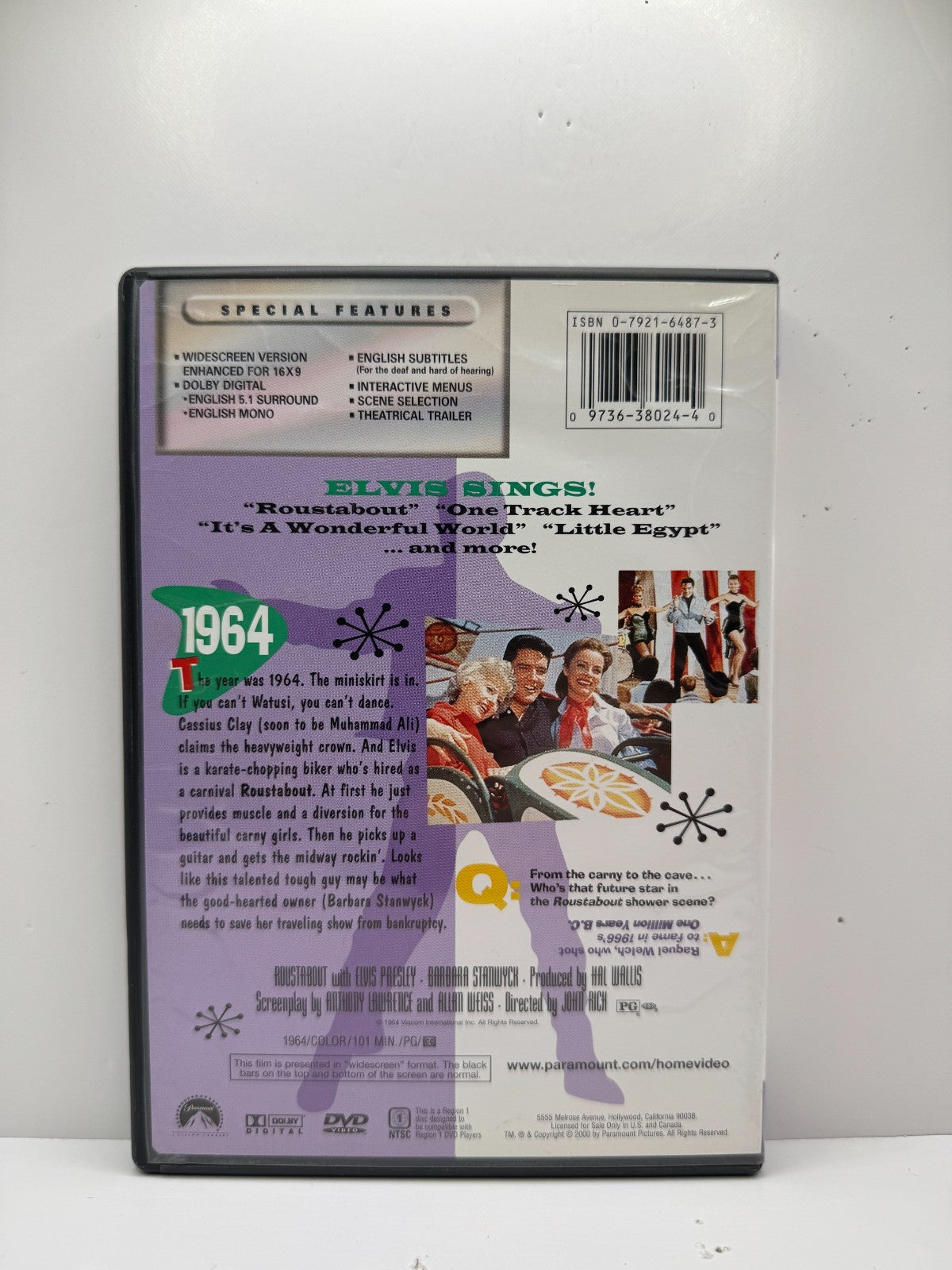 Roustabout (DVD) Elvis Presley Musical