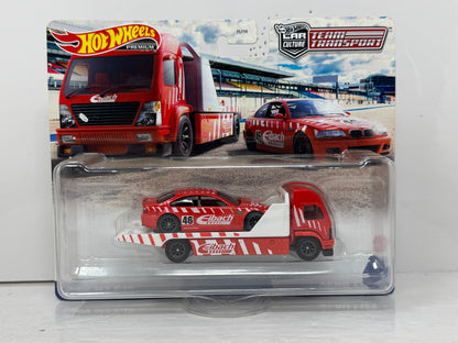 Hot Wheels Premium Team Transport #29 BMW M3 E46 & Aero Lift 1:64 Diecast